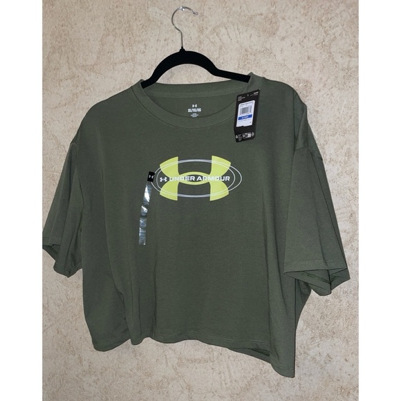 Under Armour Boxy Crop Short Sleeve T-Shirt - Picture 1 of 4